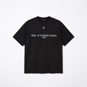 AFC001 Dept. of Football Studies (Football Skull) T-Shirt Black - Plaantik