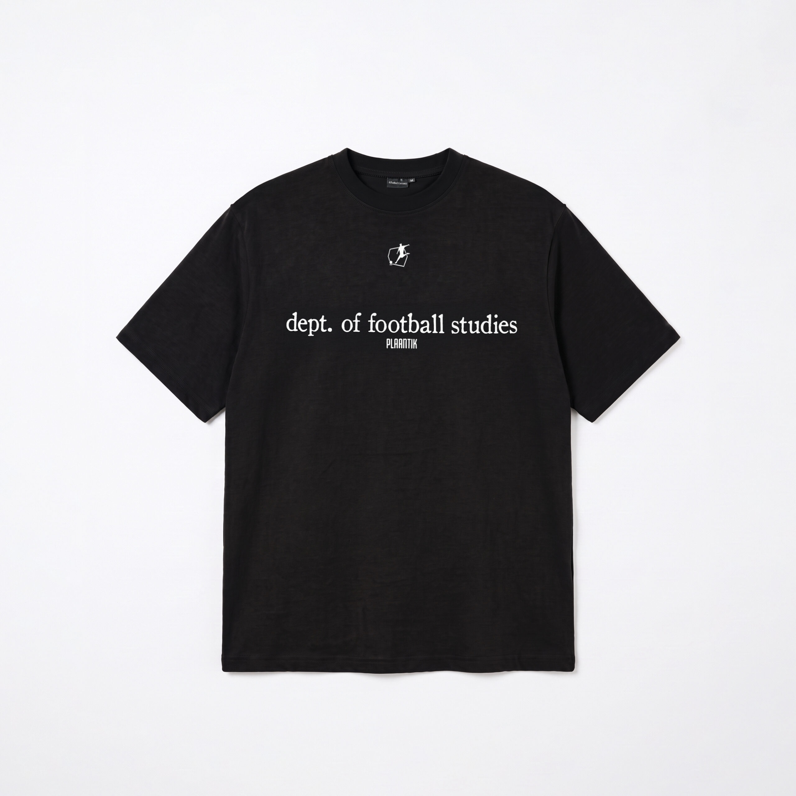 AFC001 Dept. of Football Studies (Football Skull) T-Shirt Black - Plaantik