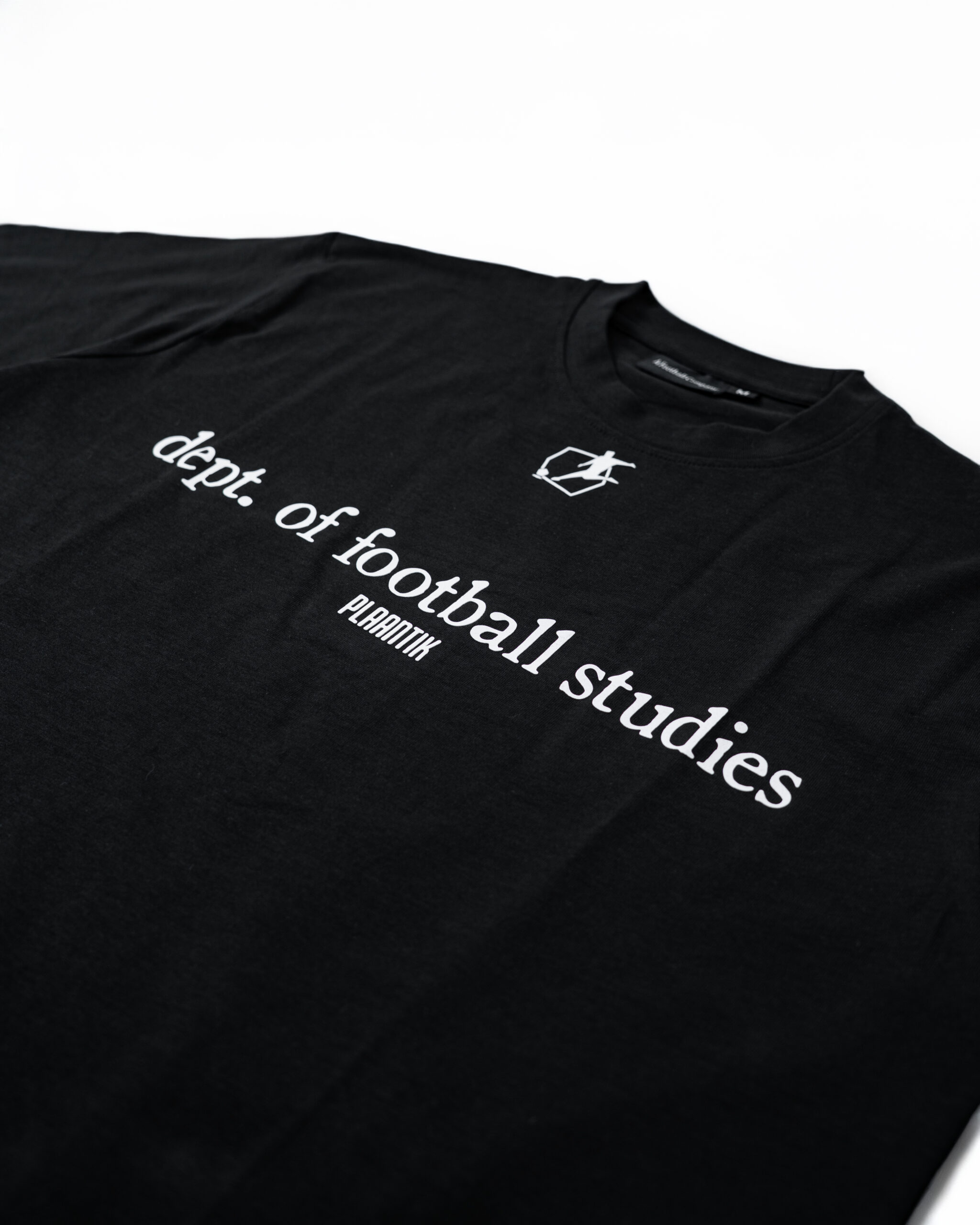AFC001 Dept. of Football Studies (Football Skull) T-Shirt Black - Plaantik - Image 3