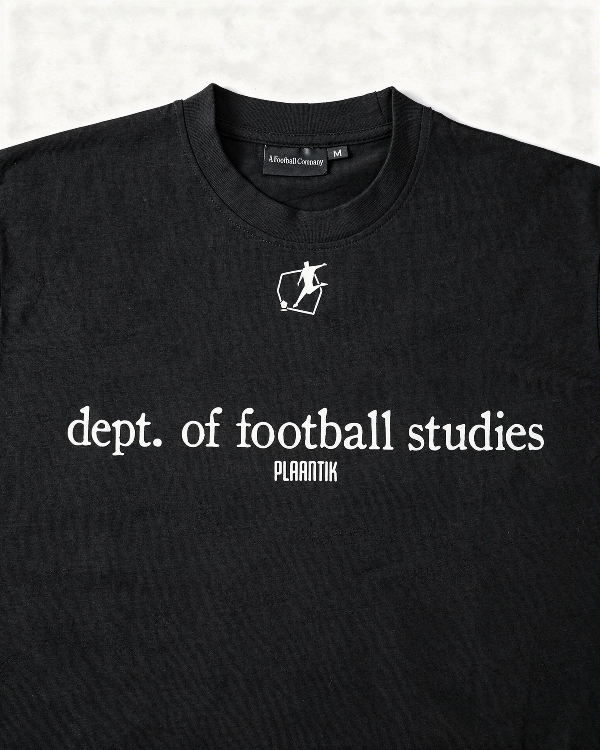 AFC001 Dept. of Football Studies (Football Skull) T-Shirt Black - Plaantik - Image 4