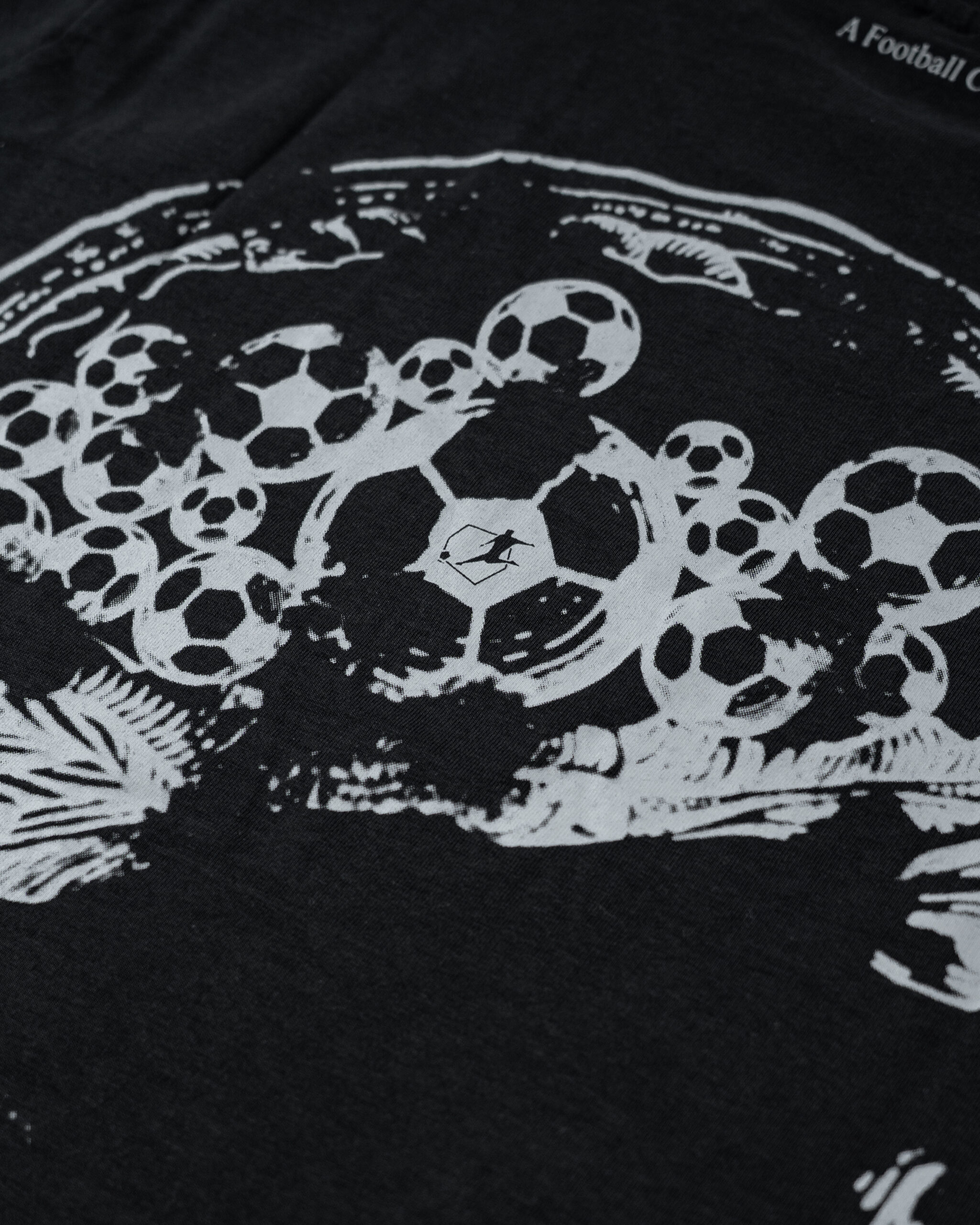 AFC001 Dept. of Football Studies (Football Skull) T-Shirt Black - Plaantik - Image 6