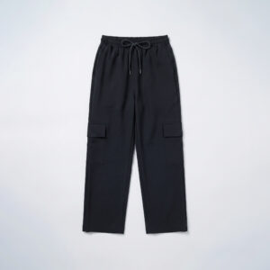 Baggy Fit Cargo Pants in Black