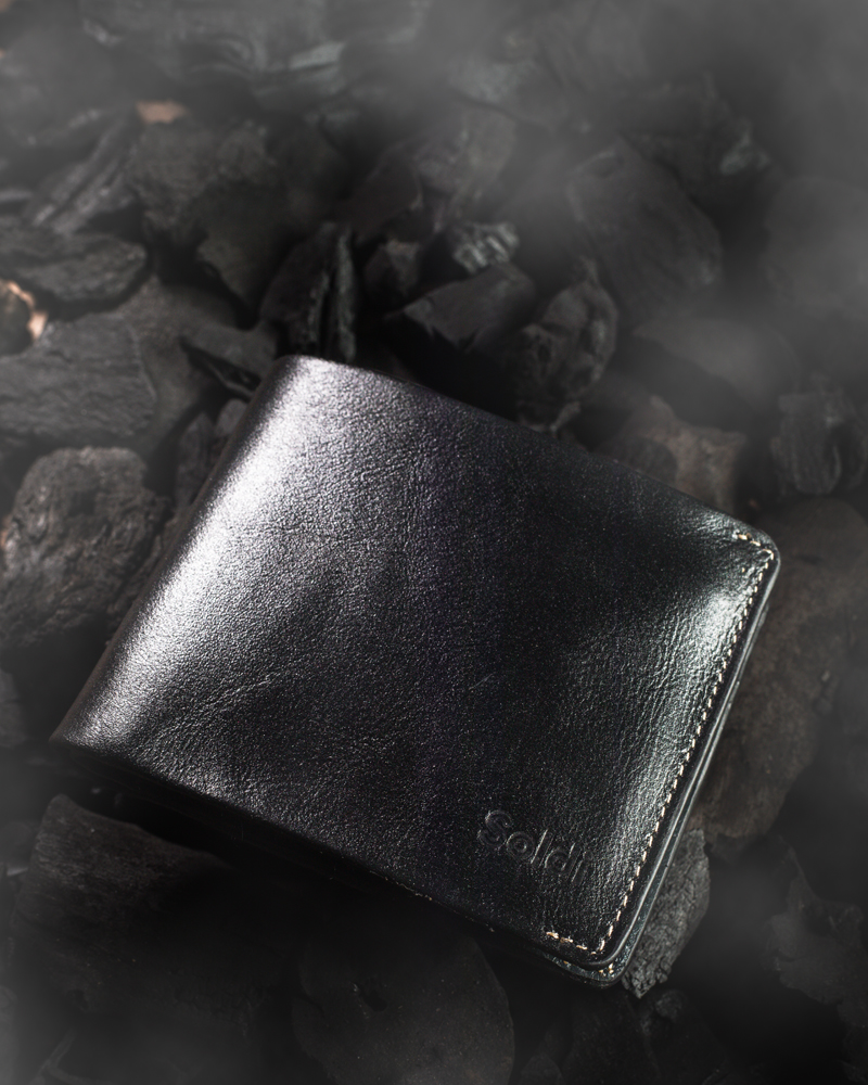 Bifold Duo Tone Classic Leather Wallet - Image 5