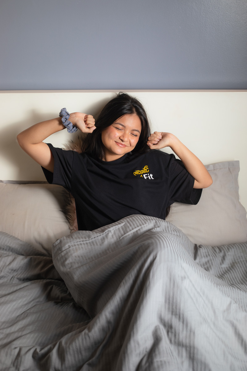 Black Drop Shoulder T-shirt (Motamoti Fit) - Image 10