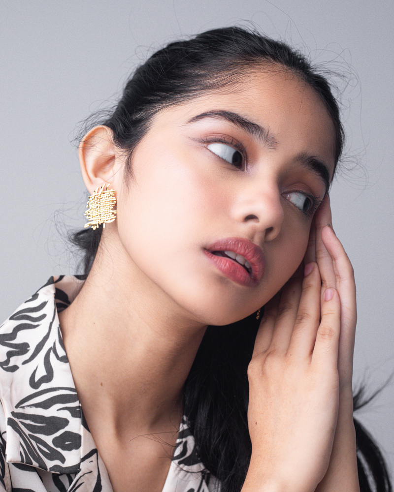 Braided Net Earrings - Image 5
