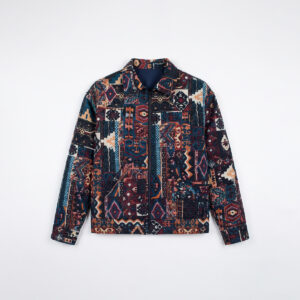 Carpet Textured Jacket in Black