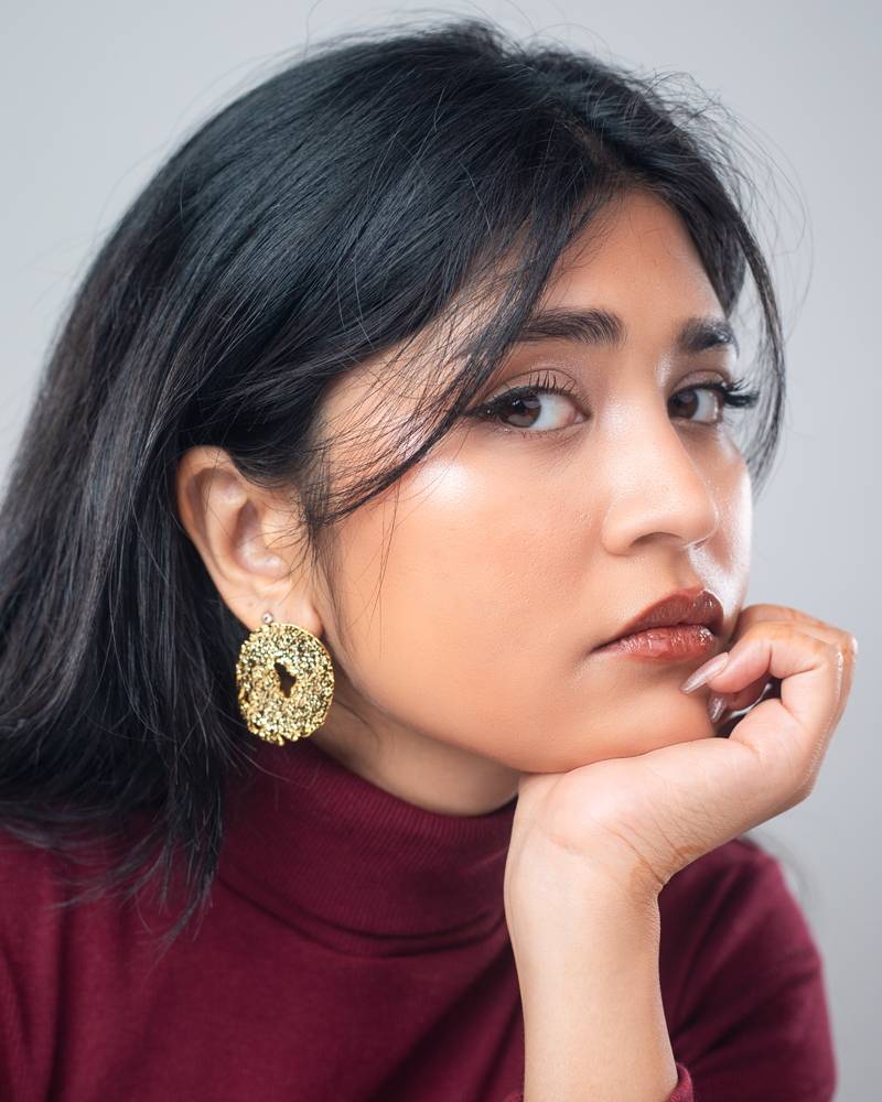 Circular Foil Earrings - Image 9