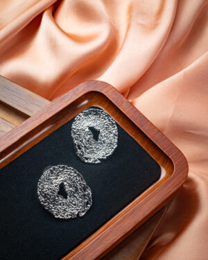 Circular Foil Earrings