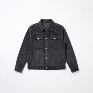 Corduroy Jacket in Dark Slate Grey
