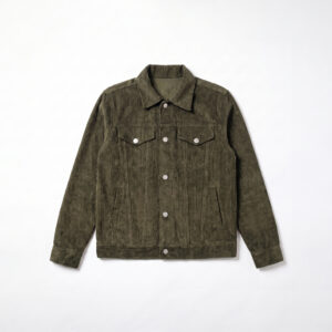 Corduroy Jacket in Olive