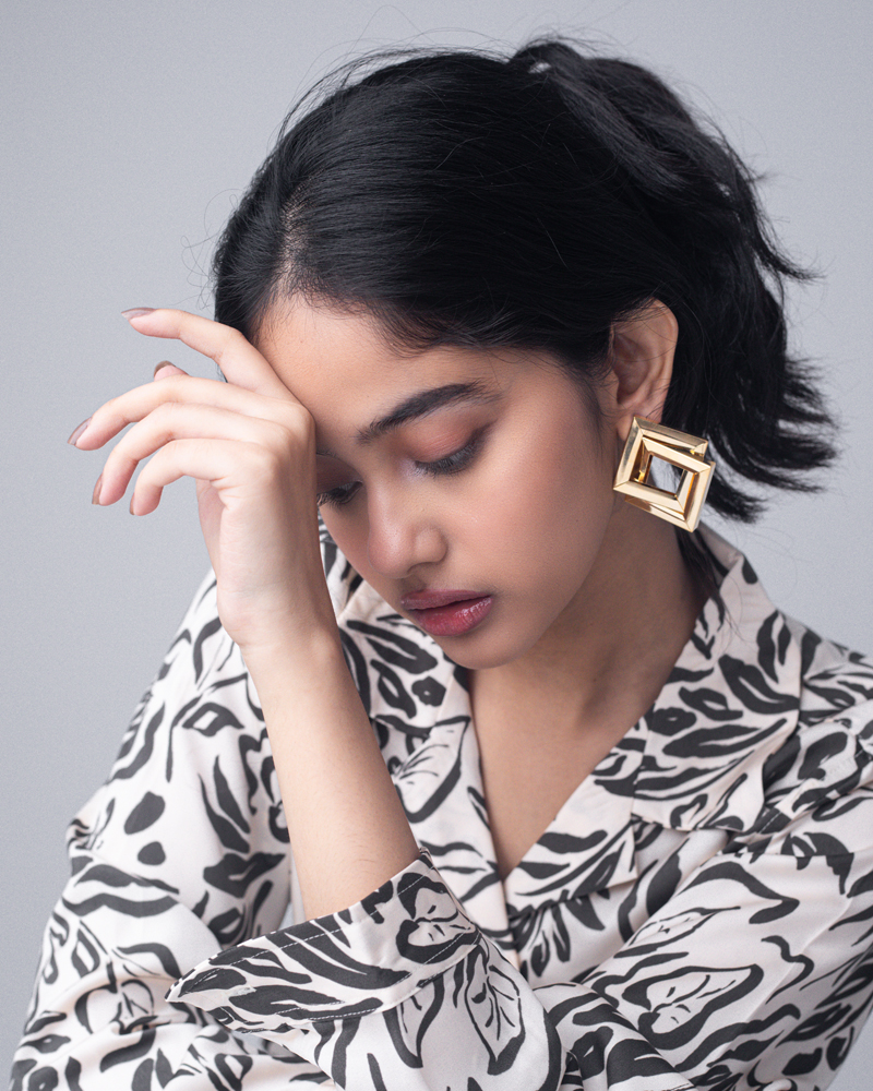 Double Square Earrings - Image 7