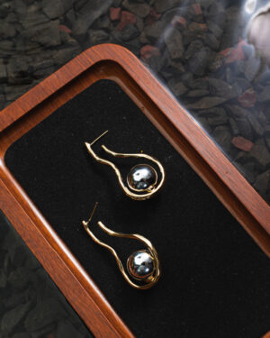 Drop Roundball Earrings