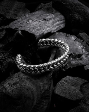 Men's Braided Cuff Bangle