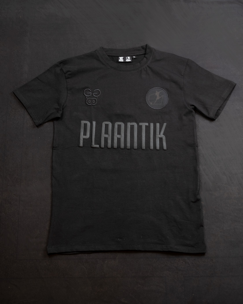Plaantik 10 Year Commemorative Blackout Unisex Tee - Image 5