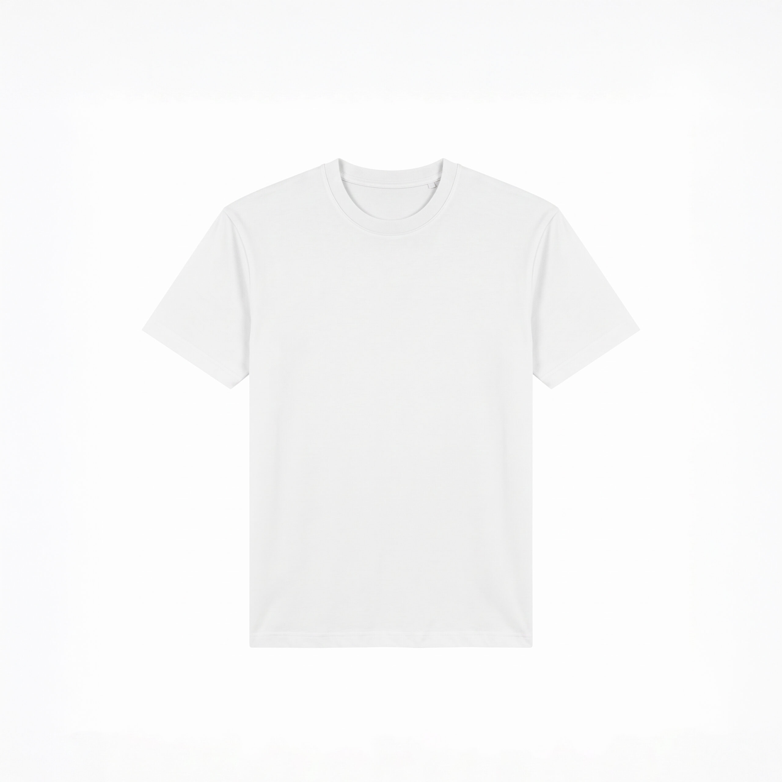 Premium Basic White Crewneck T-shirt
