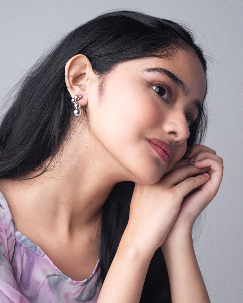 Round Ball Earrings - Image 4