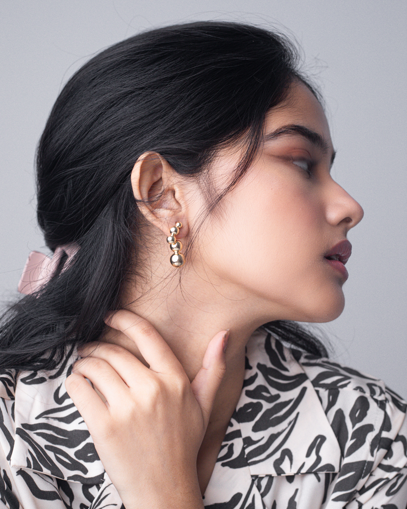 Round Ball Earrings - Image 5