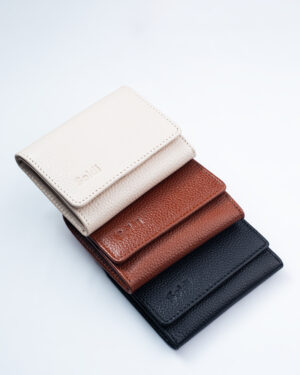 Snap Leather Wallet