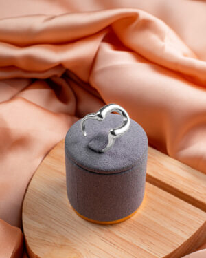 U Shaped Open Ring in Silver