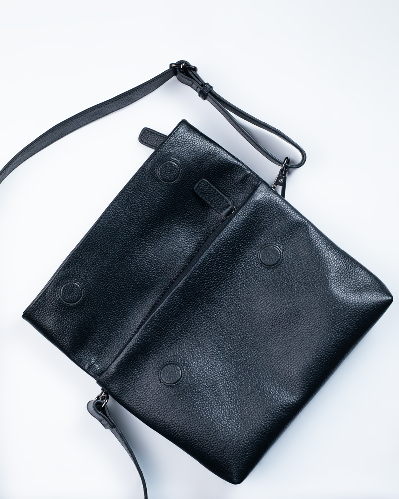 Unisex Leather Sling Bag - Image 7