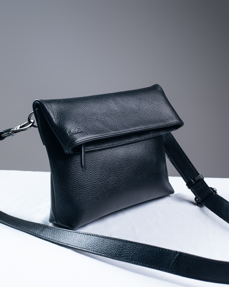 Unisex Leather Sling Bag - Image 4