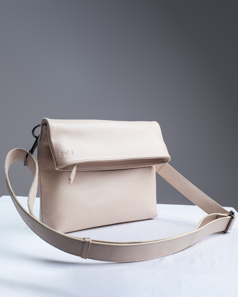 Unisex Leather Sling Bag - Image 3