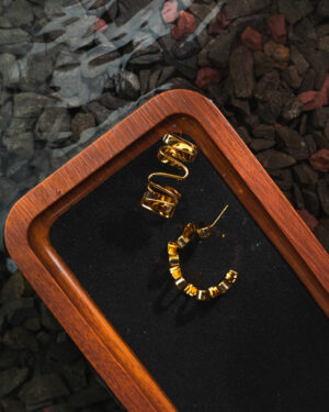 Wave Ring Earrings