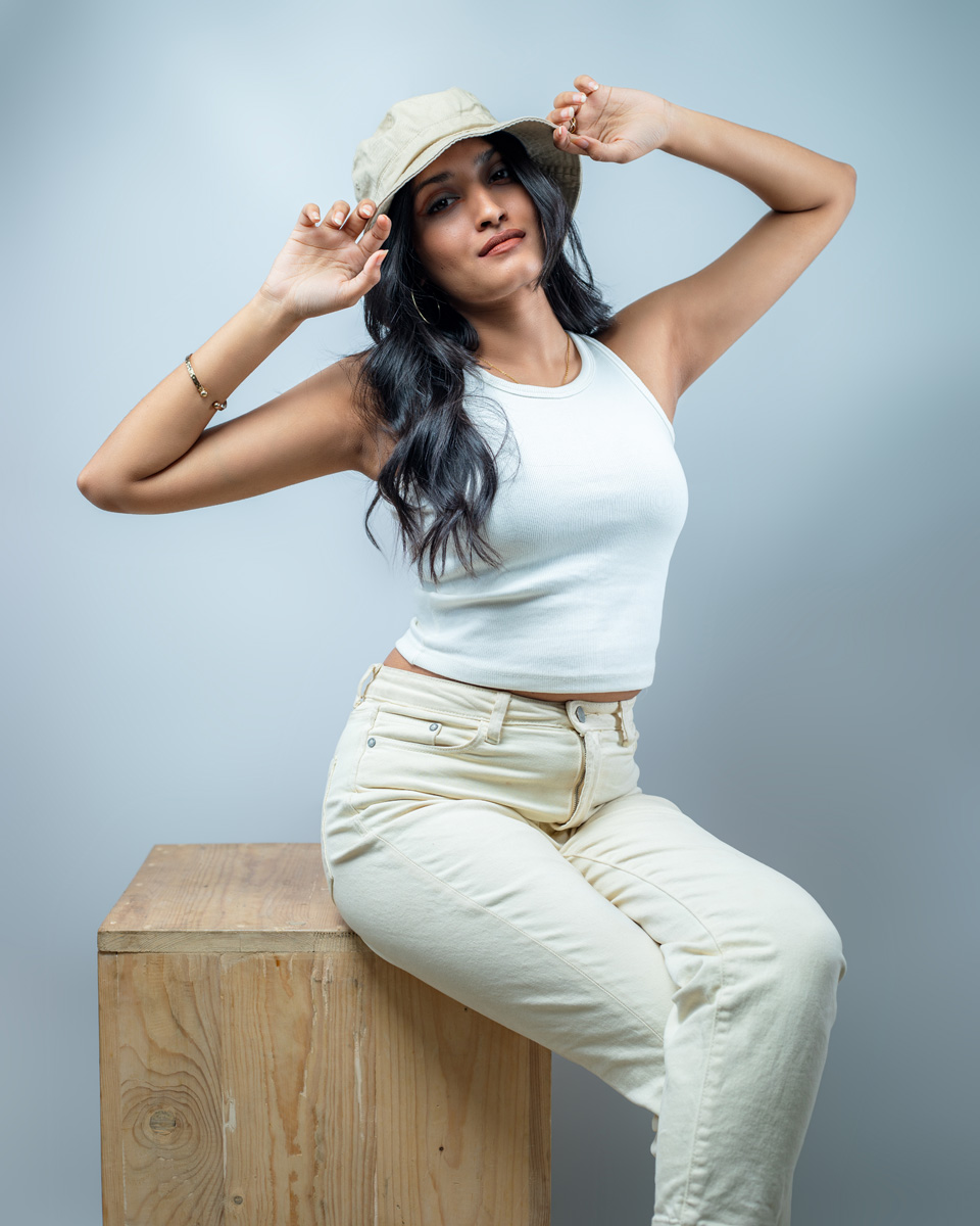 Women’s Racerback Ribbed Tank Top in White - Image 3