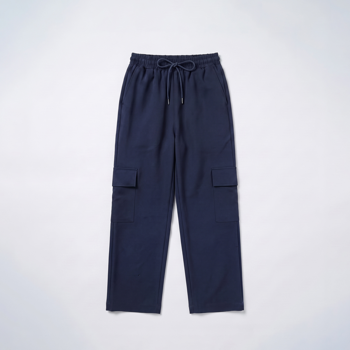Baggy Fit Cargo Pants in Deep Blue