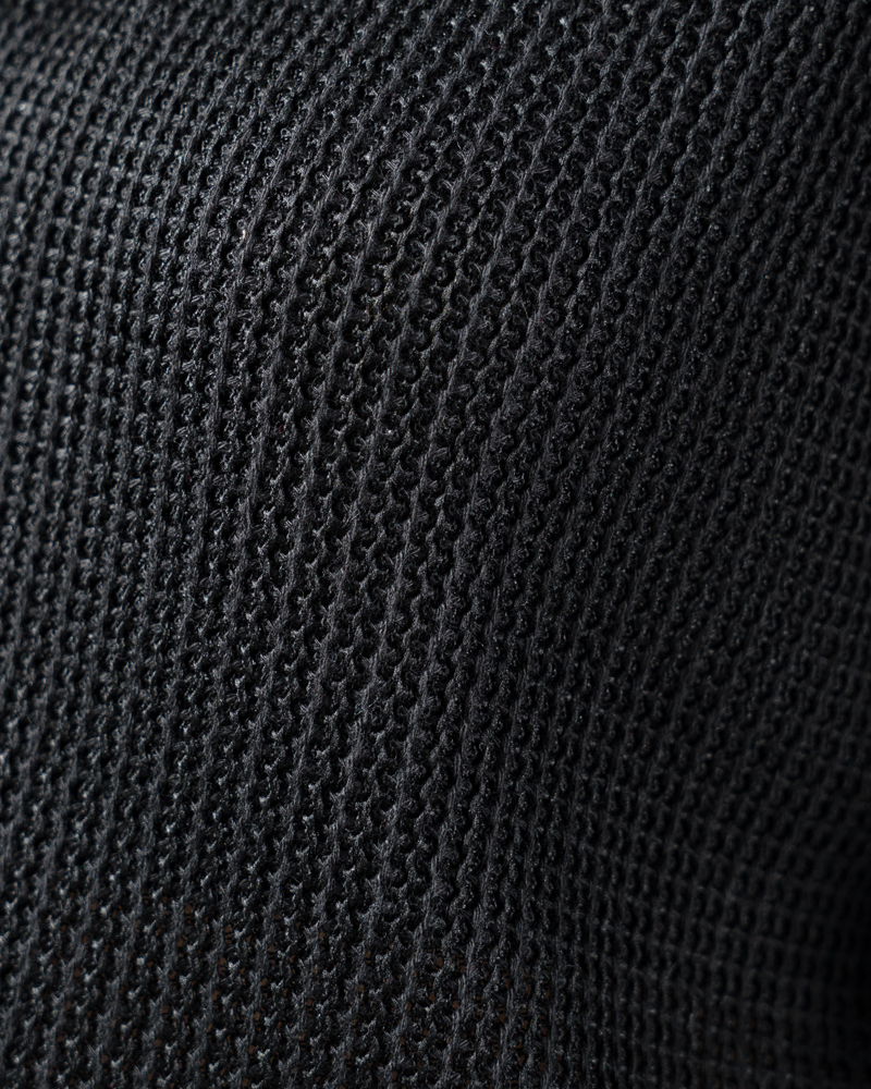 Crochet Shirt in Black - Image 2