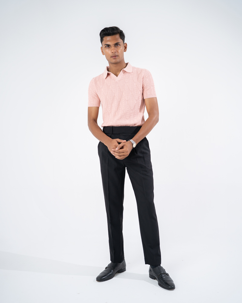Men’s Black Formal Pleated Pants - Image 5