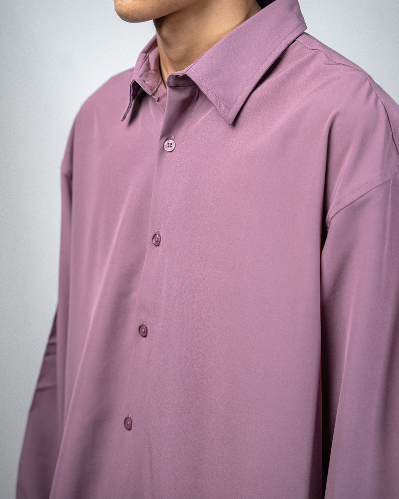 Oversized Flow Shirt in Mauve - Image 5