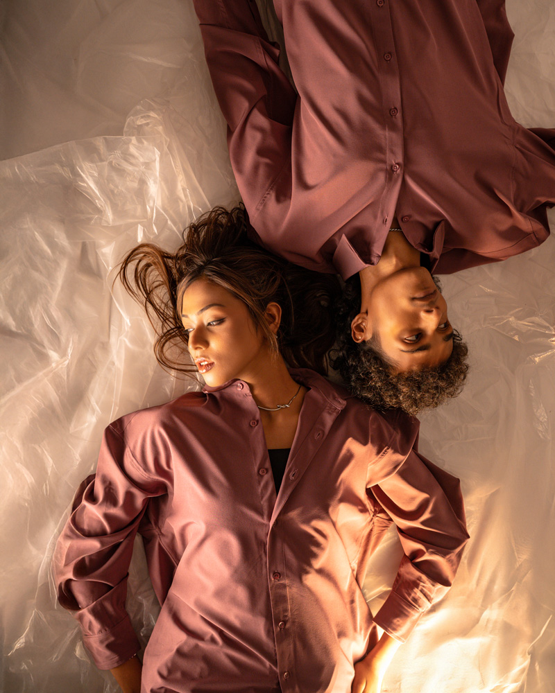Oversized Flow Shirt in Mauve - Image 6