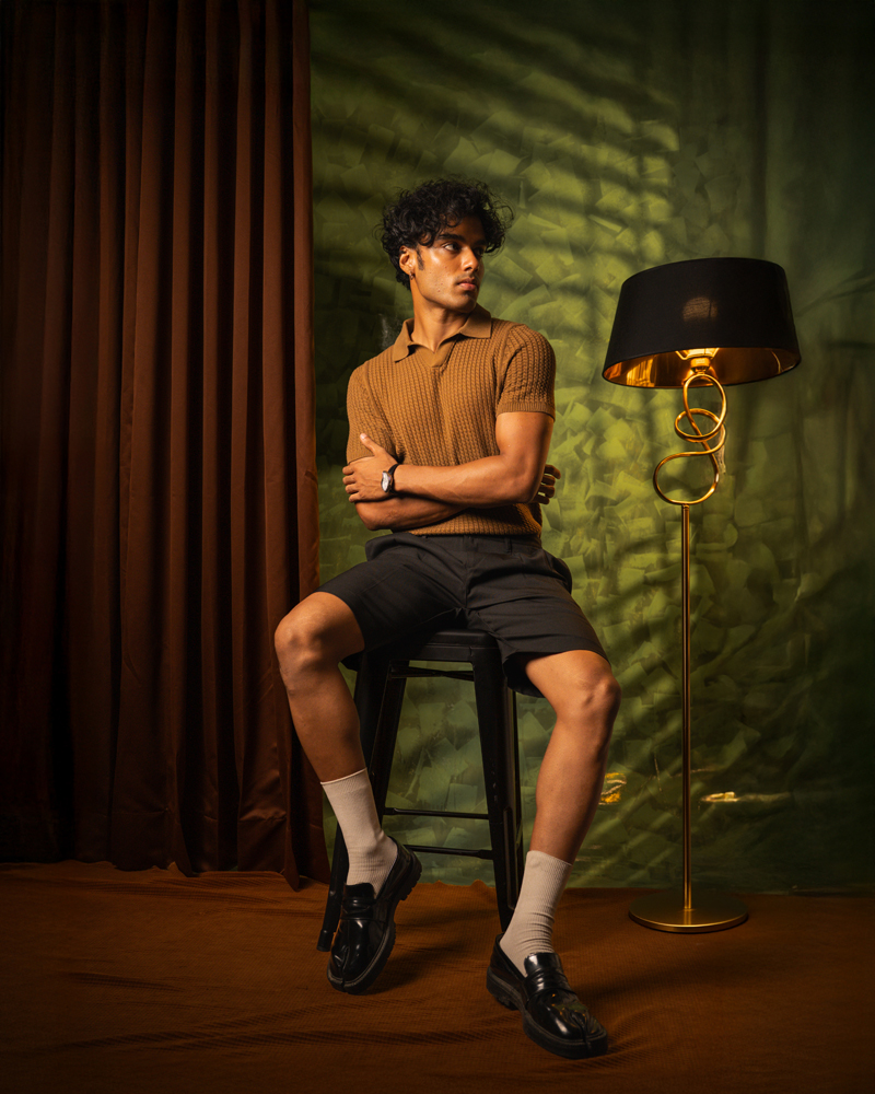 Pleated Summer Shorts in Black - Image 6