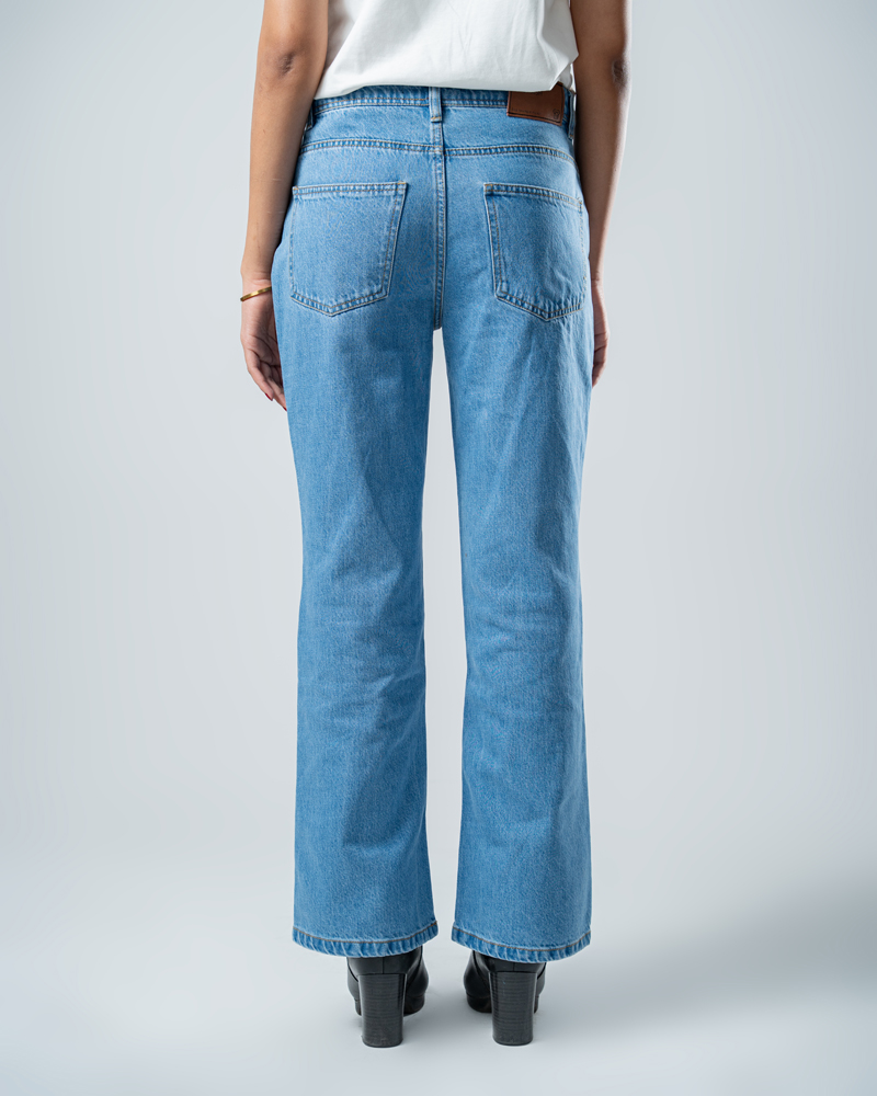 Unisex Bootcut Jeans in Blue - Image 16