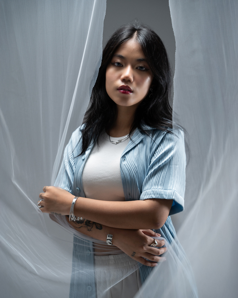 Wavy Patterned Cuban Shirt in Sky Blue - Image 7
